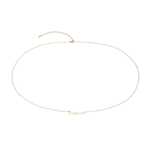 Crystal Custom Body Chain (Gold)