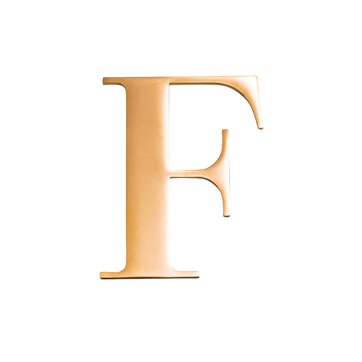 Gold Small Metal Letter