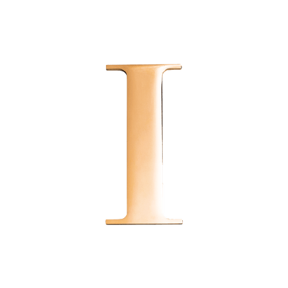 Gold Small Metal Letter
