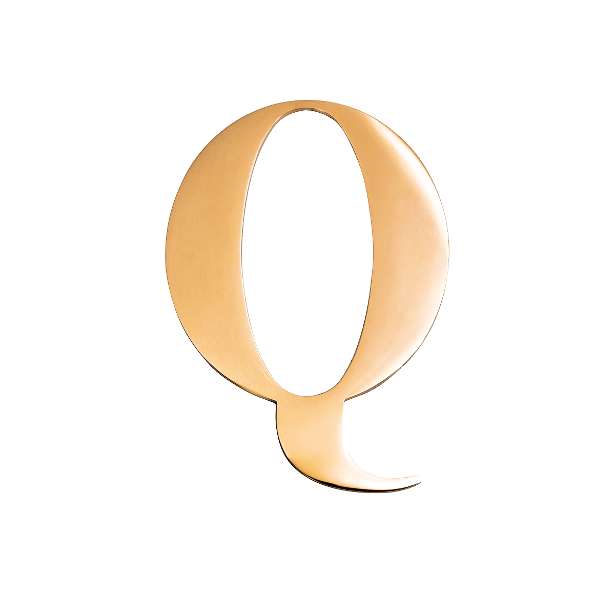 Gold Small Metal Letter