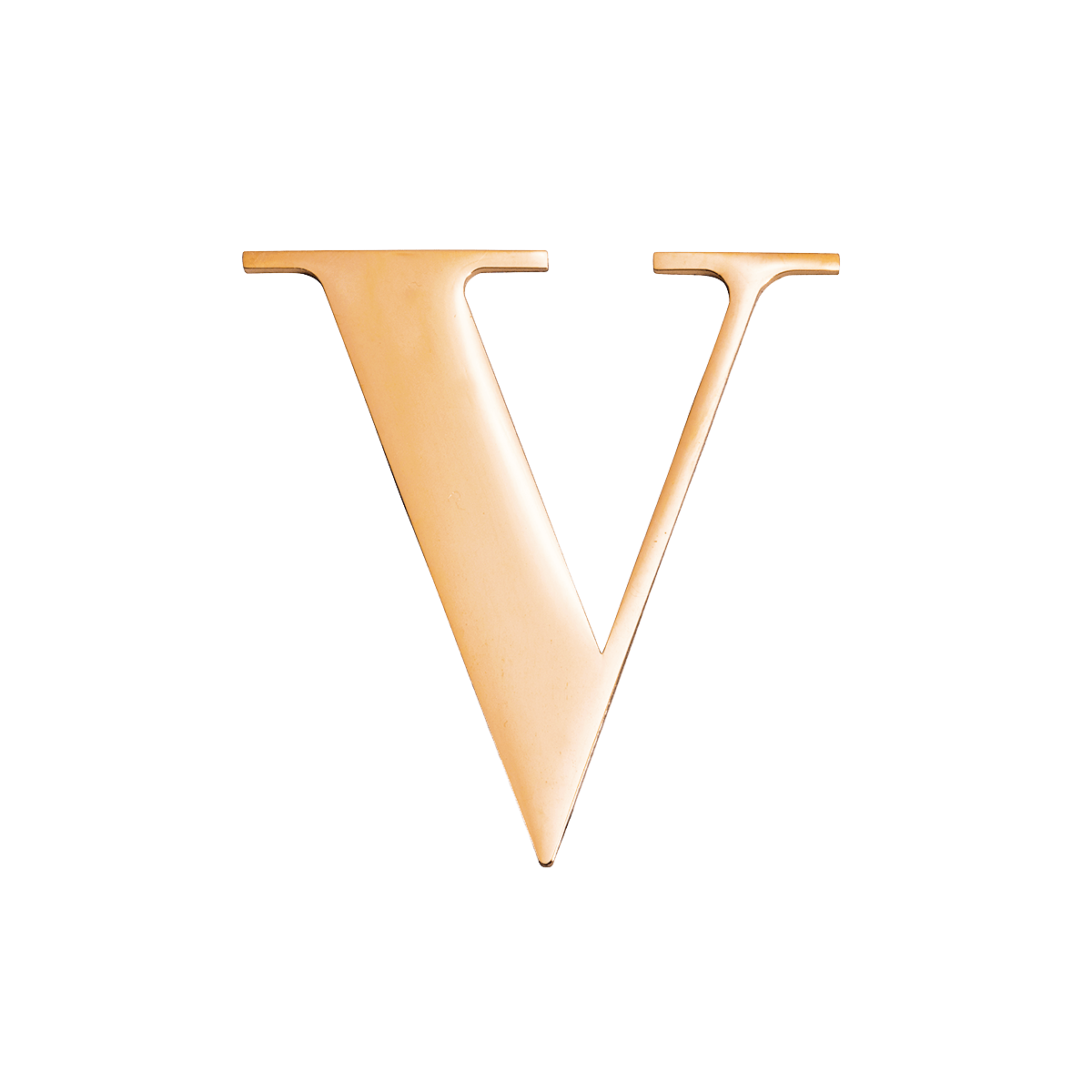 Gold Small Metal Letter
