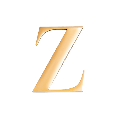 Gold Small Metal Letter