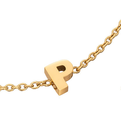Made Mine Initial Anklet (Gold)