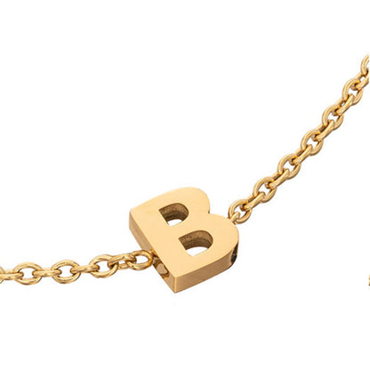 Made Mine Initial Anklet (Gold)
