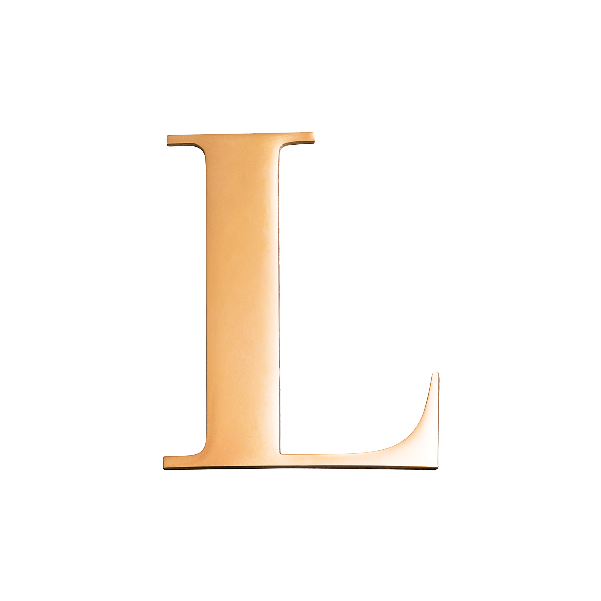 Jewellery Box Gold Small Metal Letter