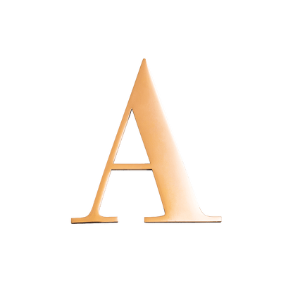 Custom Figaro Icon - Initial (Gold)