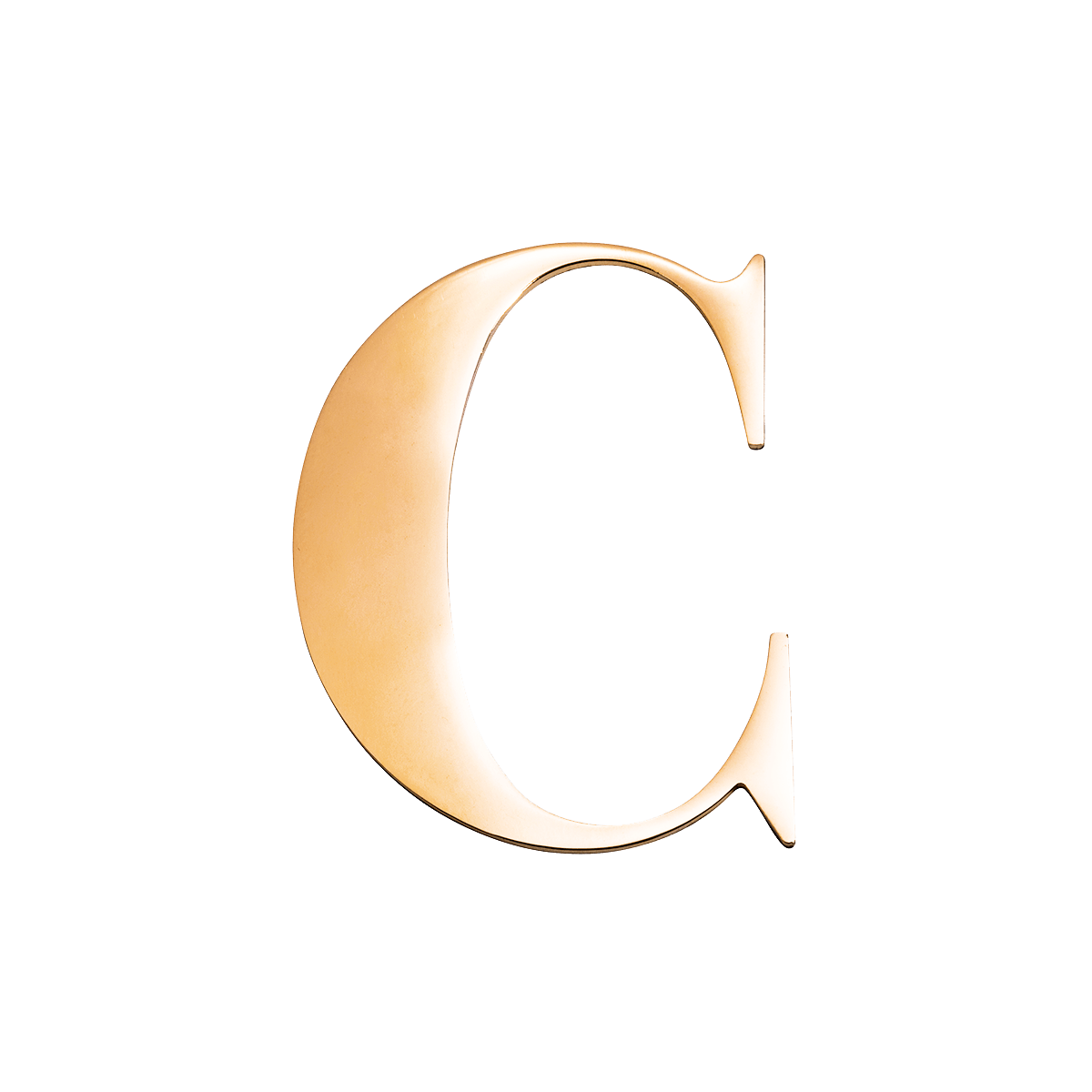 Large Metal Letters - Gold