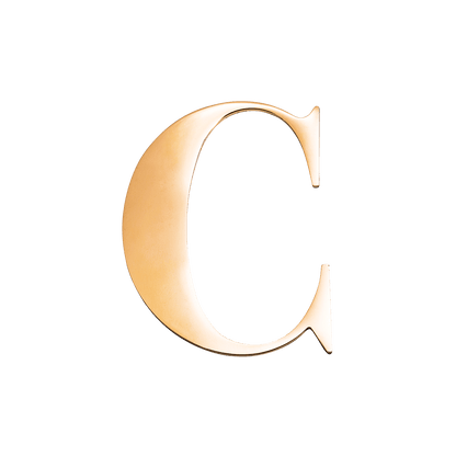 Large Metal Letters - Gold