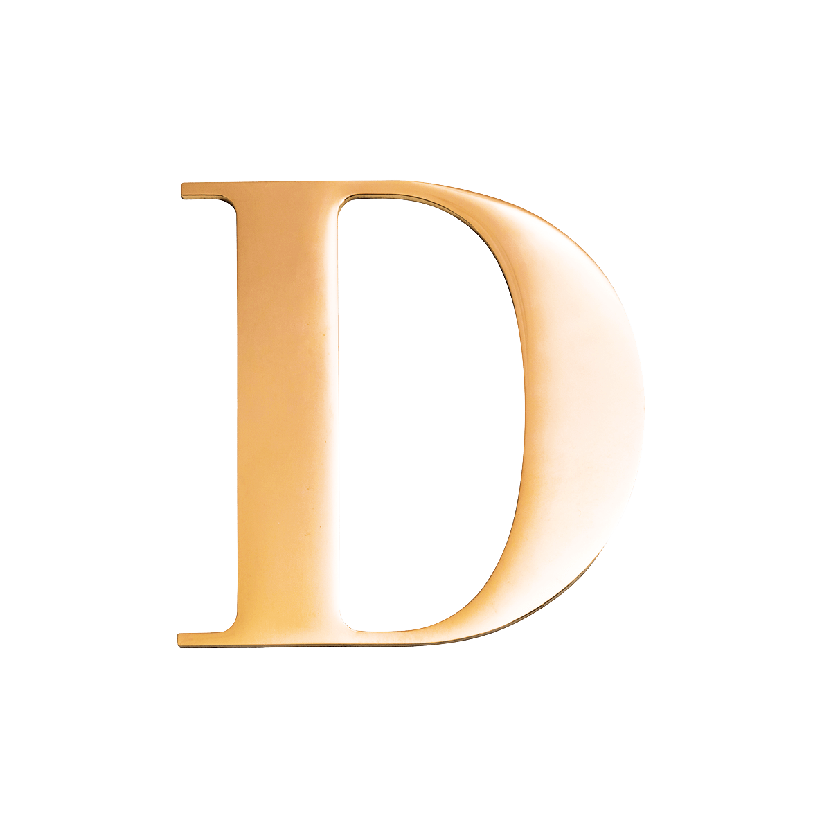 Large Metal Letters - Gold