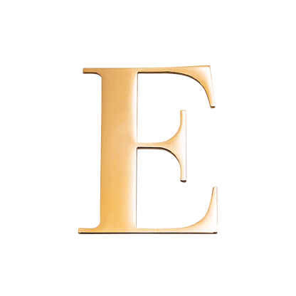 Metal Letter Pins (Gold)