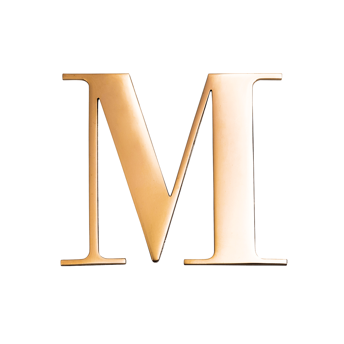 Small Metal Letter Pins (Gold)
