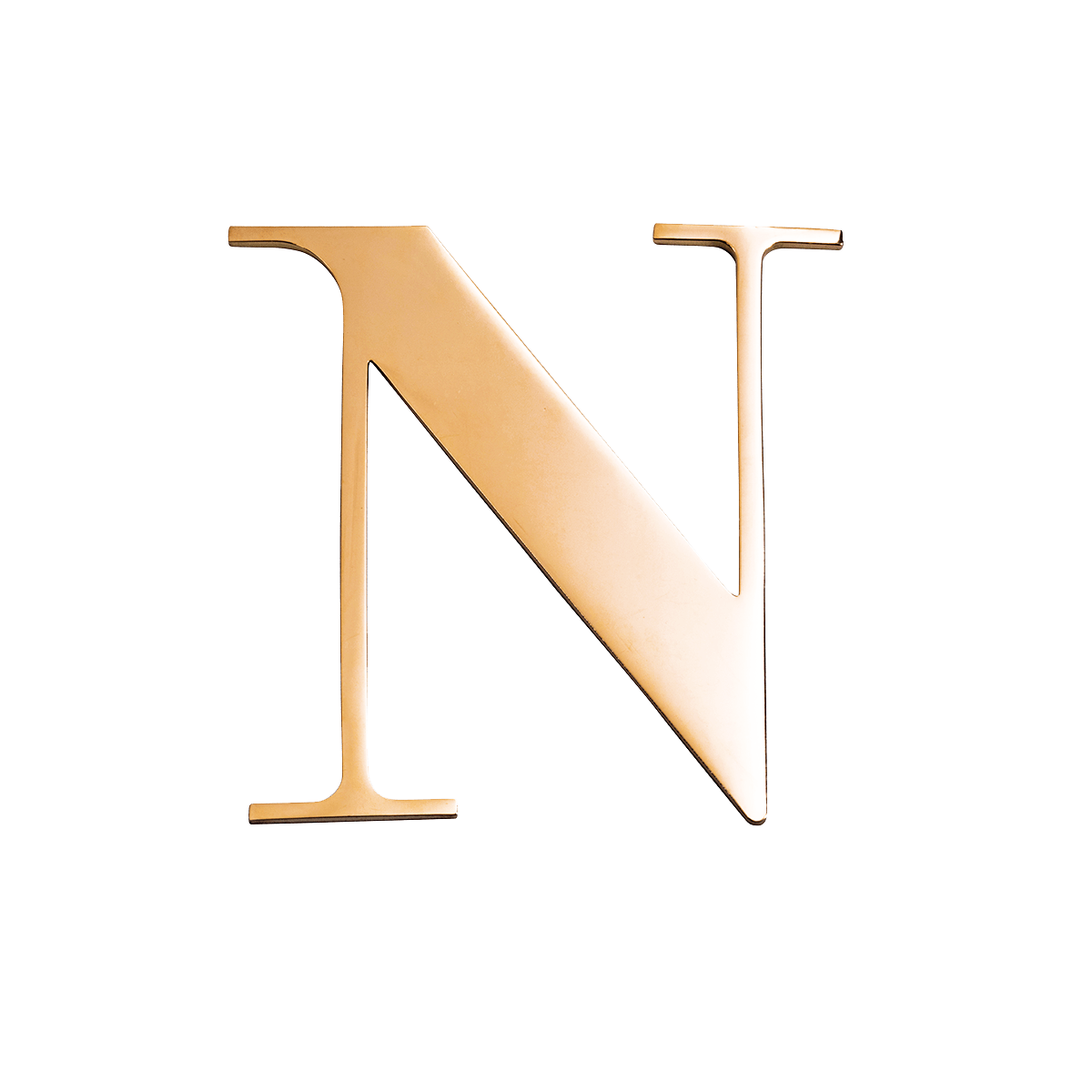 Large Metal Letters - Gold