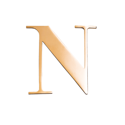 Large Metal Letters - Gold