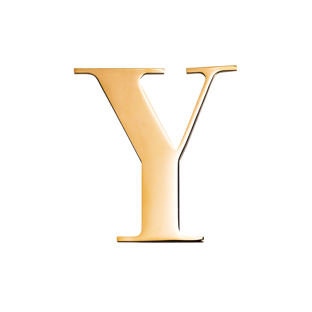 Small Metal Letter Pins (Gold)