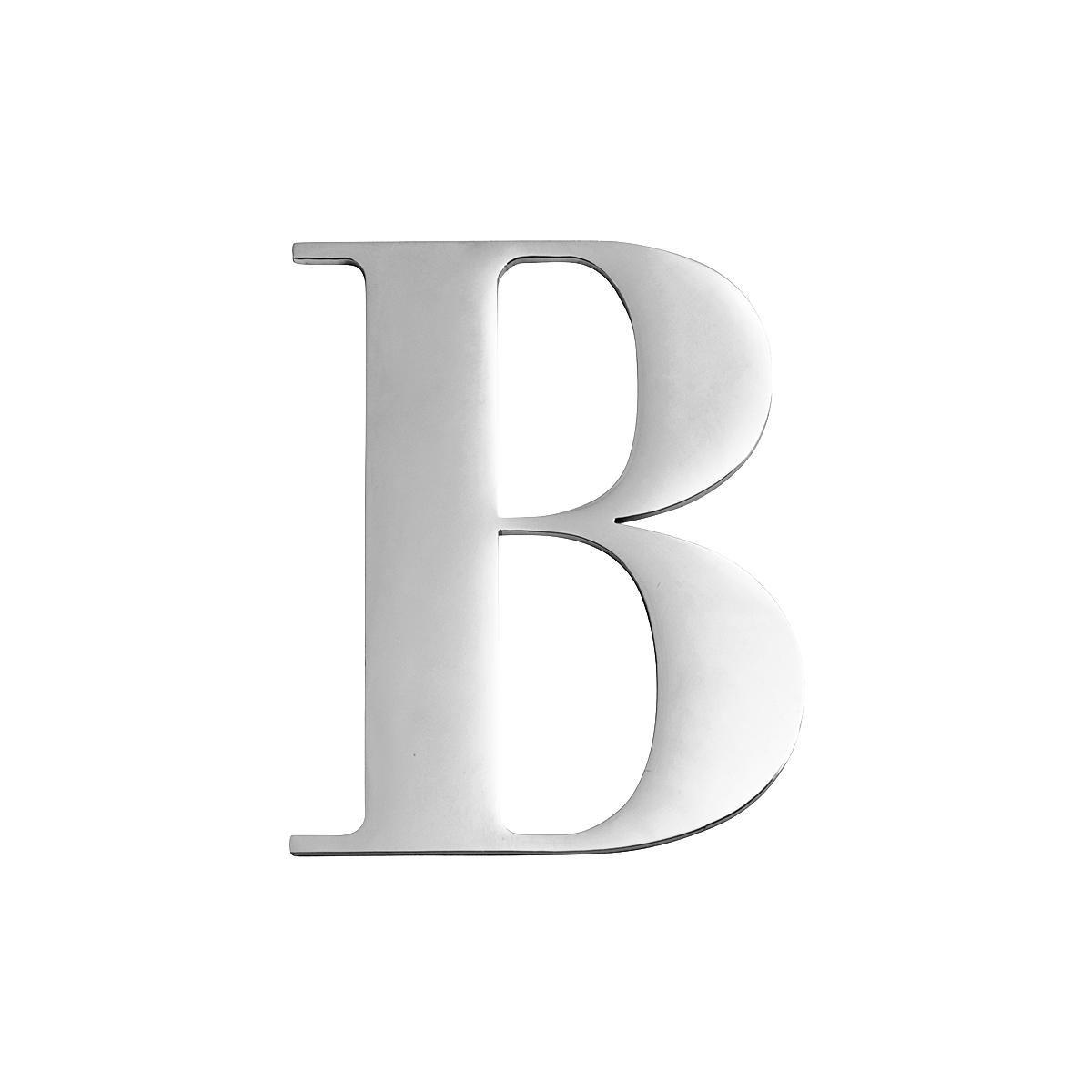 Large Metal Letters - Silver