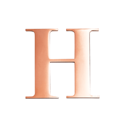 Large Metal Letters - Silver