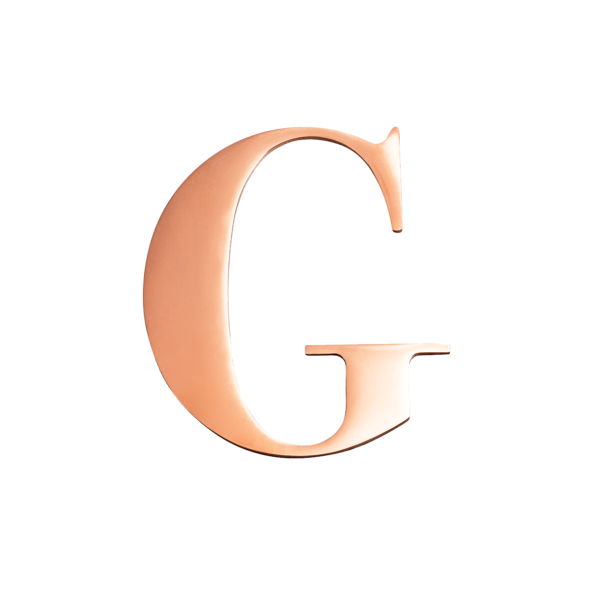 Letter Ring (Rose Gold)