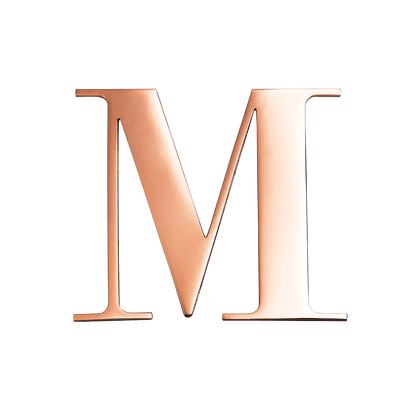 Letter Ring (Rose Gold)