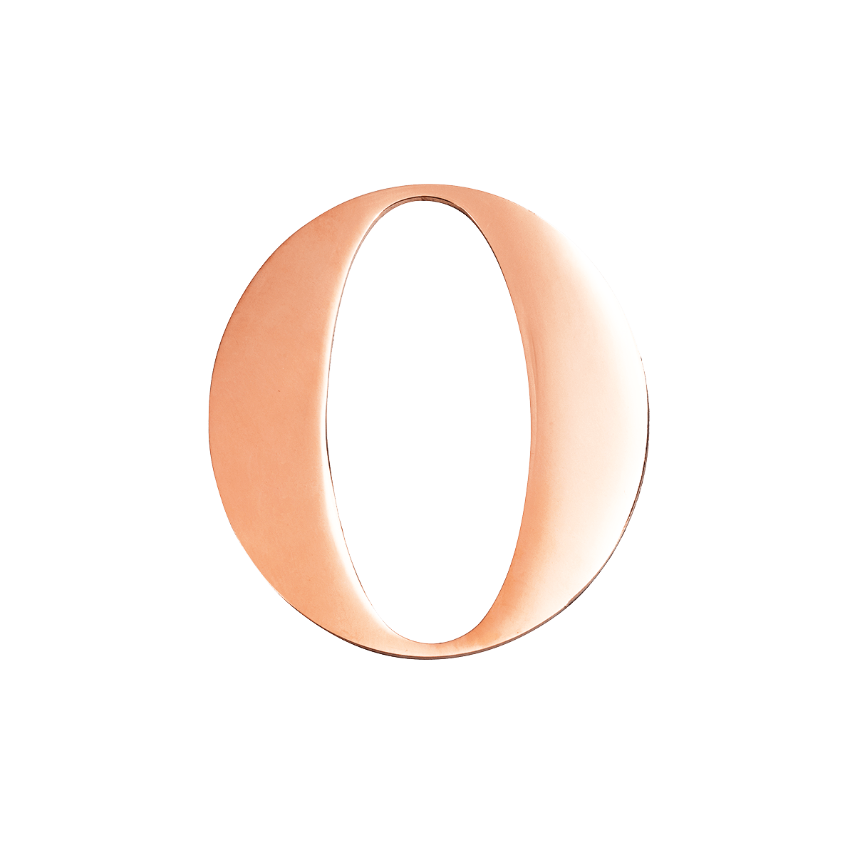 Rose Gold Small Metal Letter