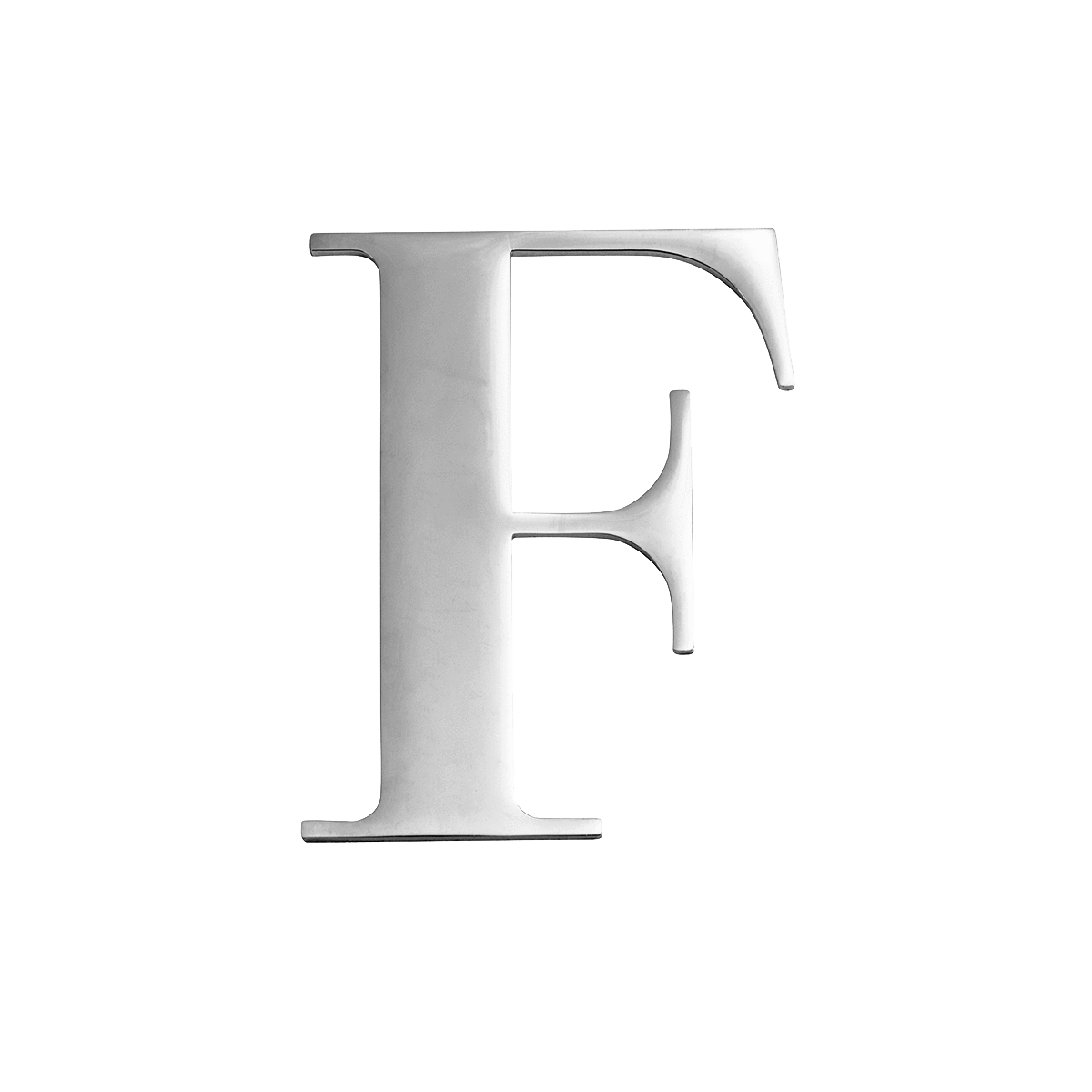 Silver Small Metal Letter