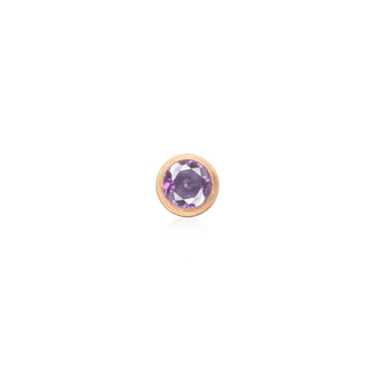 Custom Retro Birthstone (Rose Gold)