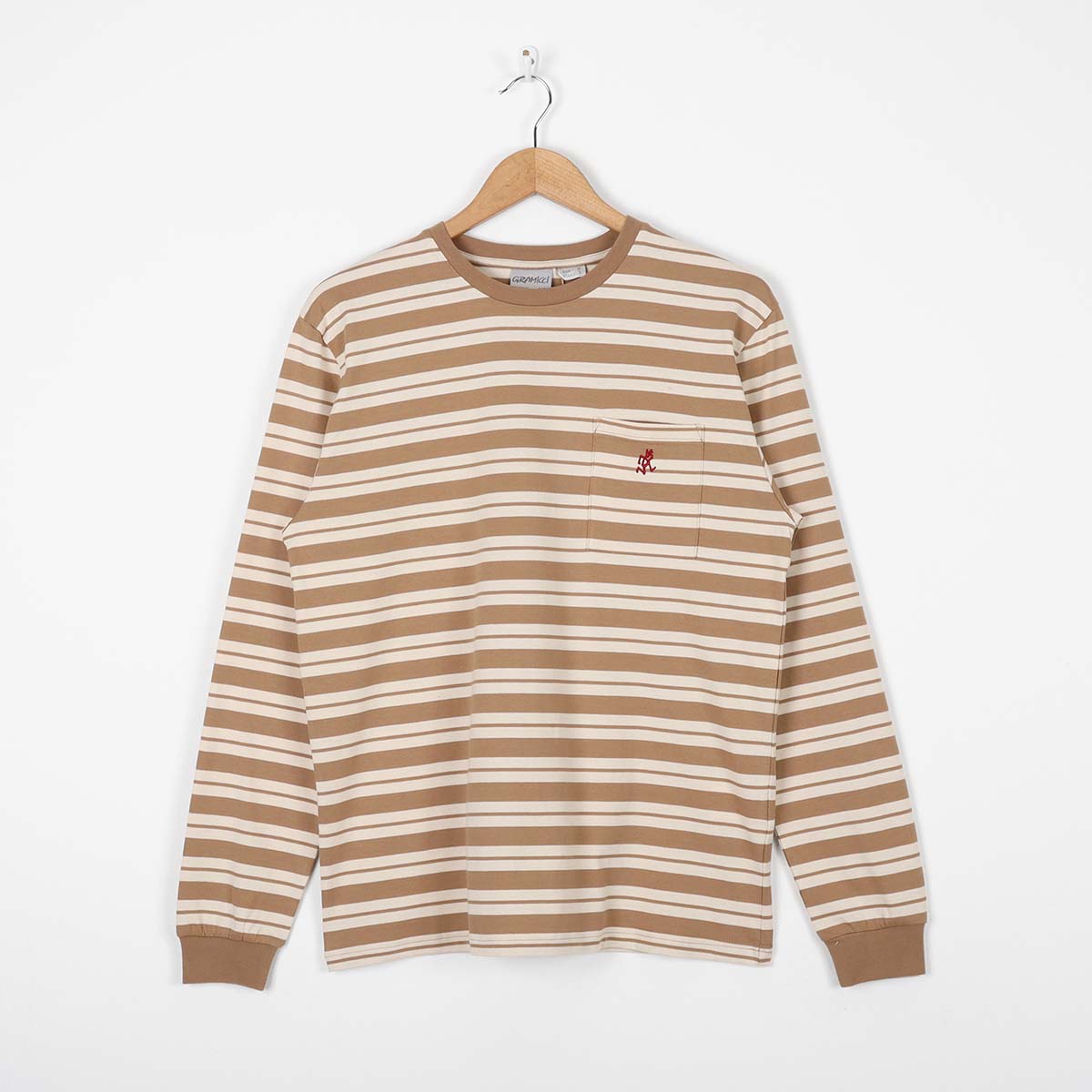 Gramicci Striped One Point Long Sleeve T-shirt