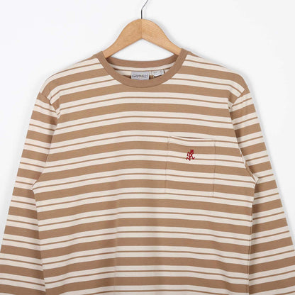 Gramicci Striped One Point Long Sleeve T-shirt