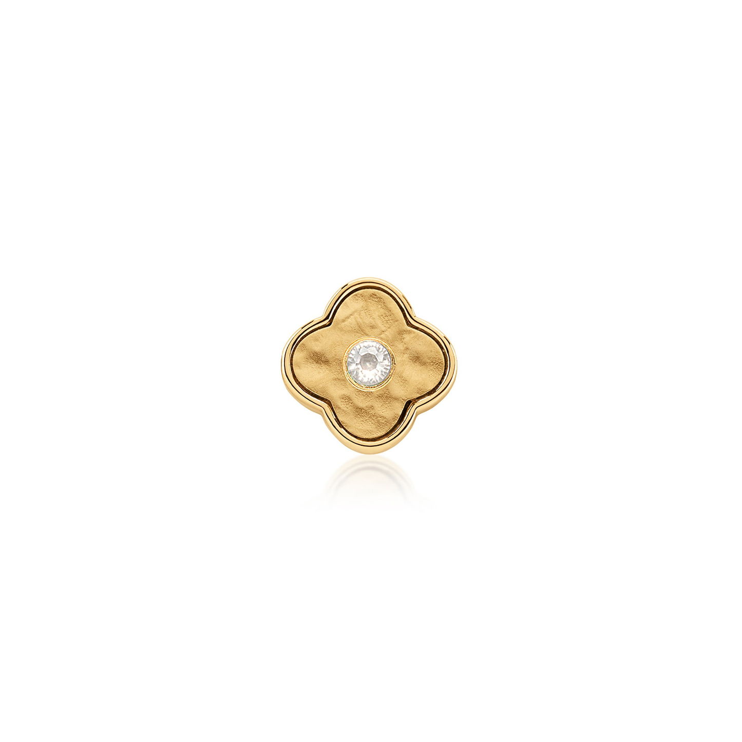 Molten Clover Charms (Gold) - Birthstones